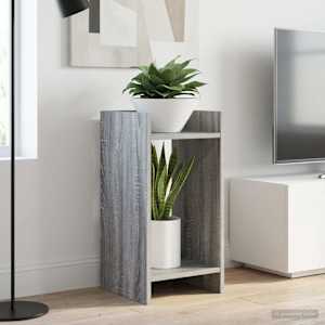 Stojalo za rastline s polico Siva Sonoma 30 x 30 x 60 cm