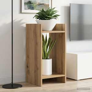 Stojalo za rastline s polico Obrtni Hrast 30 x 30 x 60 cm
