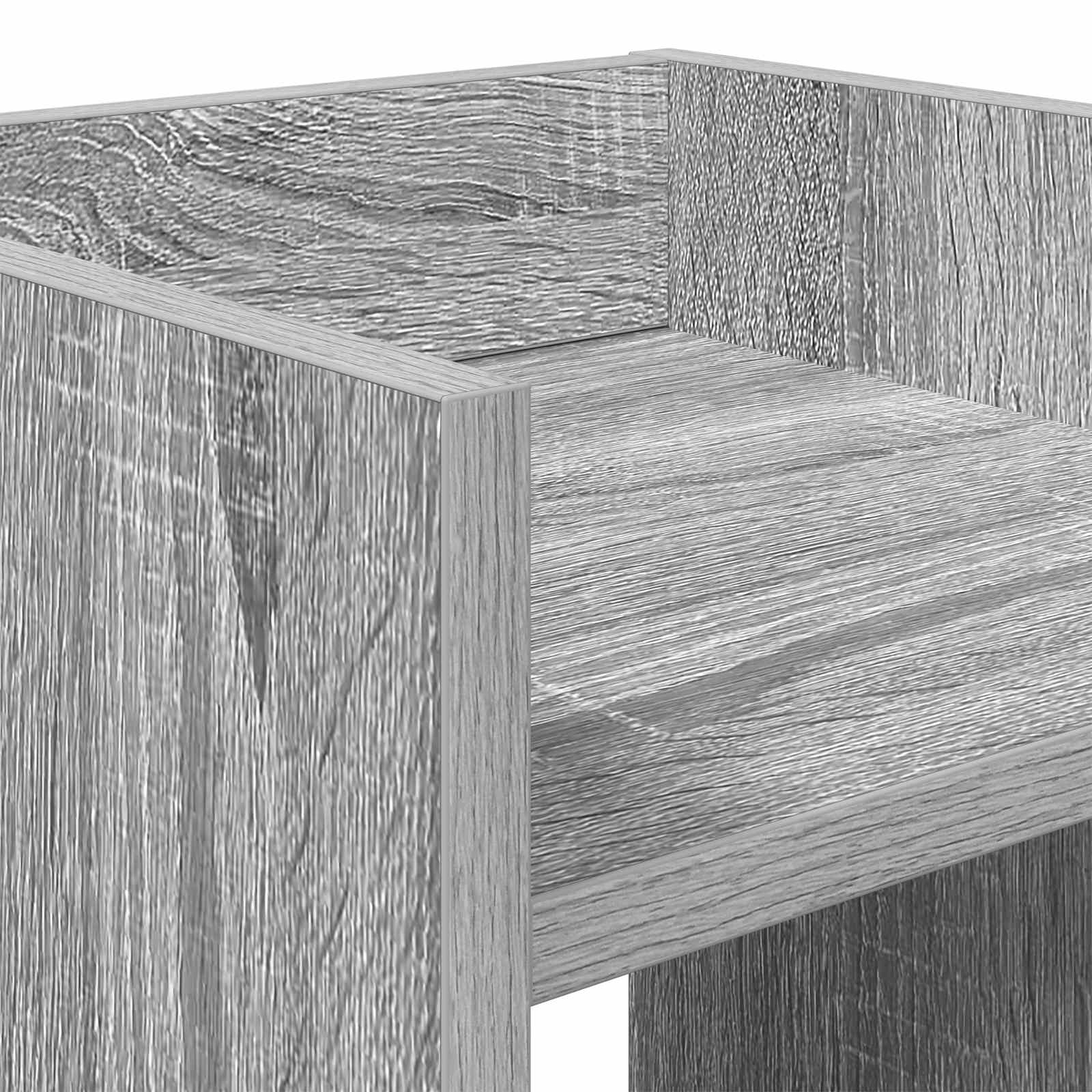 Plantenstandaard met plank Grijze Sonoma 30 x 30 x 40 cm image 7