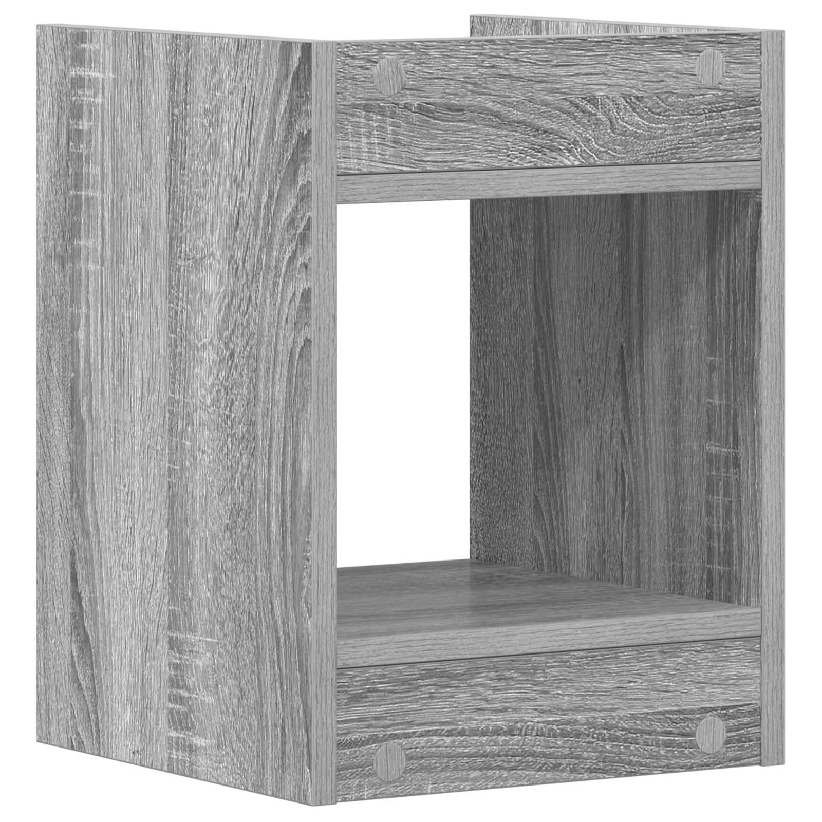 Plantenstandaard met plank Grijze Sonoma 30 x 30 x 40 cm image 6