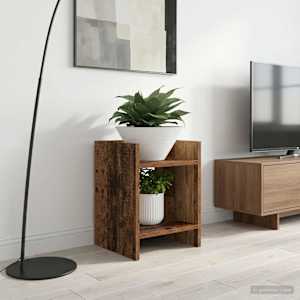 Stojalo za rastline s polico Star les 30 x 30 x 40 cm