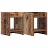 vidaXL Taimede alus 2 tk Vana puit 30 x 30 x 40 cm Tehispuit
