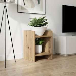 Stojalo za rastline s polico Obrtni Hrast 30 x 30 x 40 cm