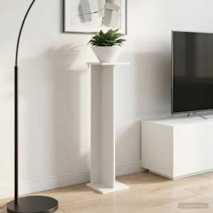 Stojalo za rastline 2 pcs Bela 25 x 25,5 x 100,5 cm