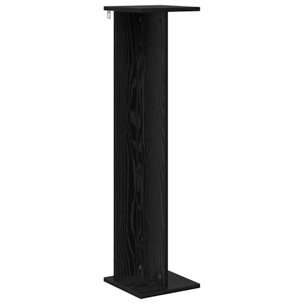 vidaXL Taimede alus Must tamm 25 x 25,5 x 100,5 cm Tehispuit