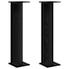 vidaXL Taimede alus 2 tk Must tamm 25 x 25,5 x 100,5 cm Tehispuit