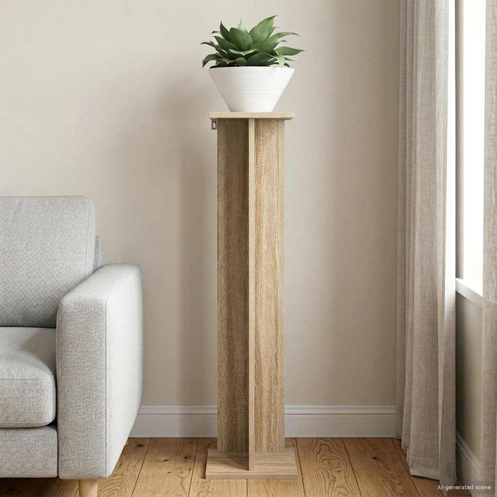 vidaXL Suport pentru plante Stejar Sonoma 25 x 25,5 x 100,5 cm