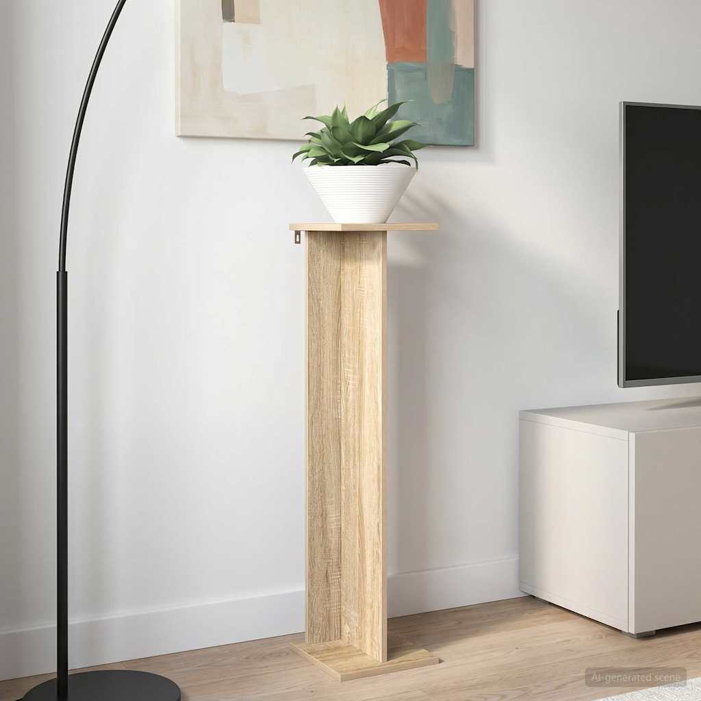 Plantenstandaard 2 pcs Sonoma Eiken 25 x 25,5 x 100,5 cm image 1