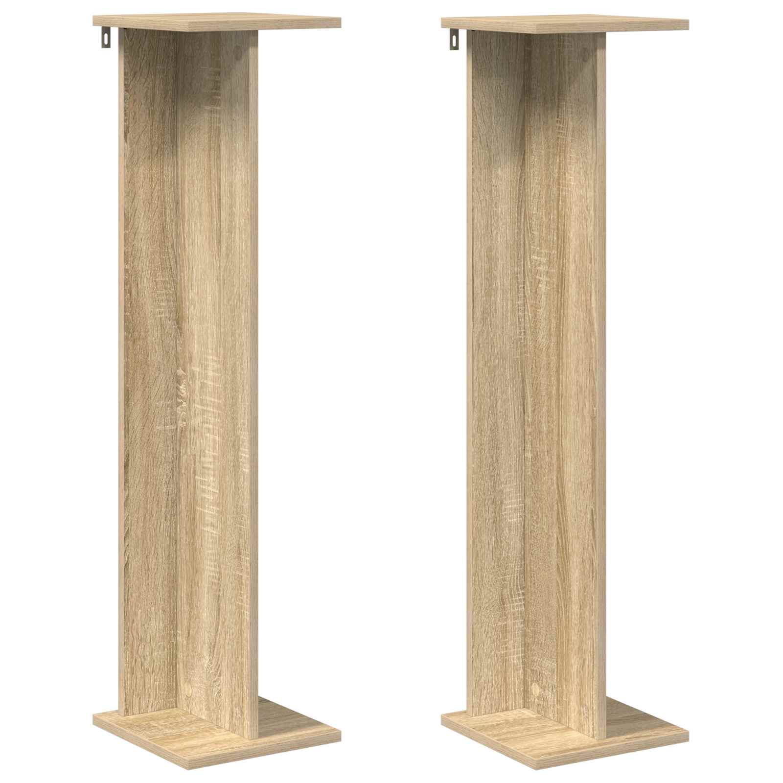vidaXL Stojan na rostliny 2 ks Dub sonoma 25 x 25,5 x 100,5 cm