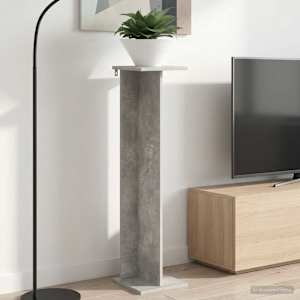 Stojalo za rastline Beton Siva 25 x 25,5 x 100,5 cm