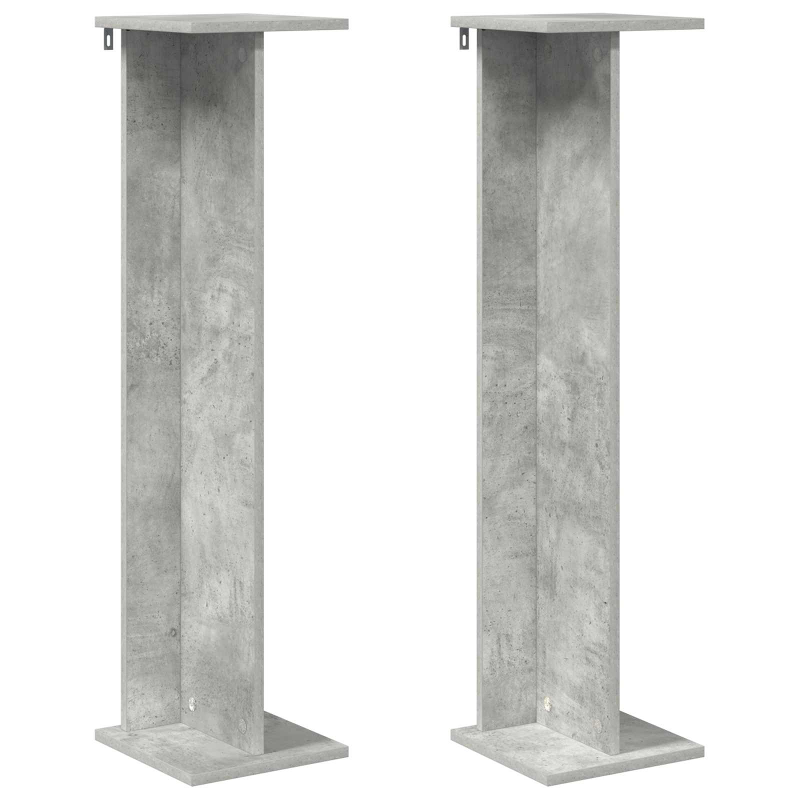 Plantenstandaard 2 pcs Beton Grijs 25 x 25,5 x 100,5 cm image 2