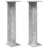 vidaXL Taimede alus 2 tk Betoonhall 25 x 25,5 x 100,5 cm Tehispuit