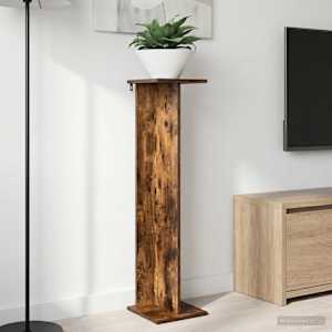 Stojalo za rastline 2 pcs Dimljeni Hrast 25 x 25,5 x 100,5 cm