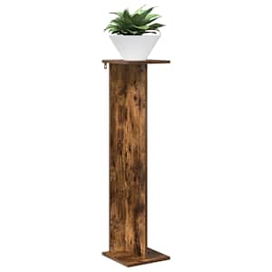 Stojan na rostliny 2 pcs Uzený Dub 25 x 25,5 x 100,5 cm - obrázek 3