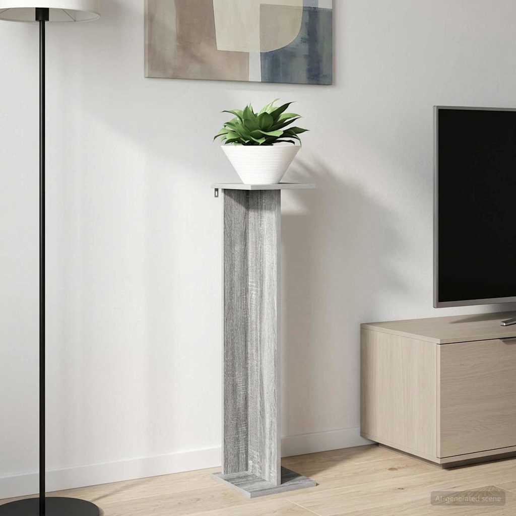 vidaXL Suport pentru plante Sonoma gri 25 x 25,5 x 100,5 cm