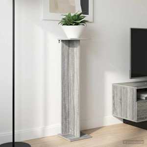 Stojalo za rastline 2 pcs Siva Sonoma 25 x 25,5 x 100,5 cm