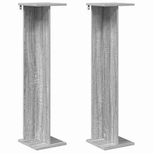 Stojan na rostliny 2 pcs Šedá Sonoma 25 x 25,5 x 100,5 cm - obrázek 2
