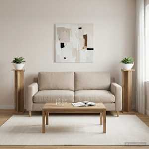 Stojalo za rastline 2 pcs Obrtni Hrast 25 x 25,5 x 100,5 cm