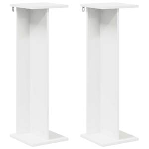 Stojan na rostliny 2 pcs Bílý 25 x 25,5 x 80,5 cm - obrázek 2