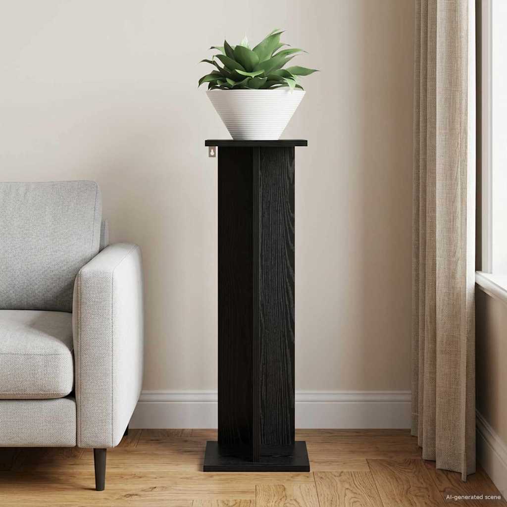 Stojalo za rastline Črni Hrast 25 x 25,5 x 80,5 cm - slika 4