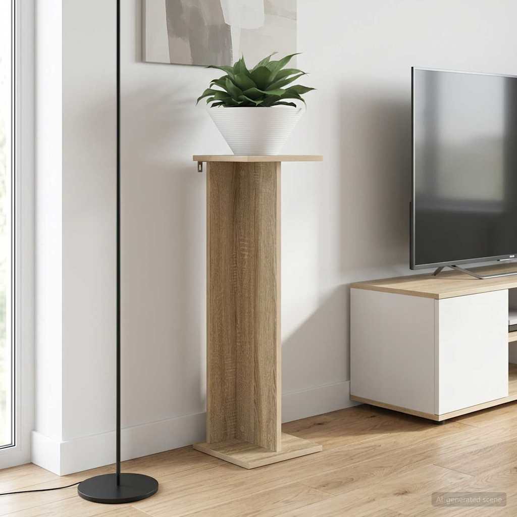 Plantenstandaard 2 pcs Sonoma Eiken 25 x 25,5 x 80,5 cm image 1