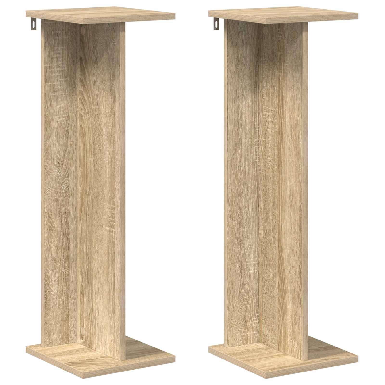 vidaXL Stojan na rostliny 2 ks Dub sonoma 25 x 25,5 x 80,5 cm