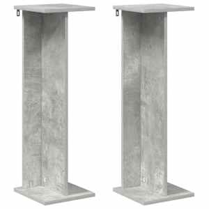 Stojan na rostliny 2 pcs Betonově Šedá 25 x 25,5 x 80,5 cm - obrázek 2