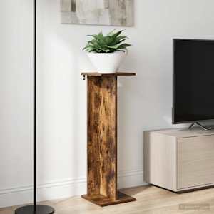 Stojalo za rastline 2 pcs Dimljeni Hrast 25 x 25,5 x 80,5 cm