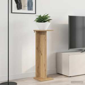 Stojalo za rastline 2 pcs Obrtni Hrast 25 x 25,5 x 80,5 cm