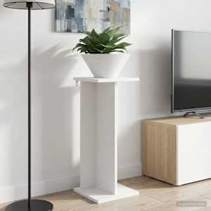 Stojalo za rastline 2 pcs Bela 25 x 25,5 x 60,5 cm