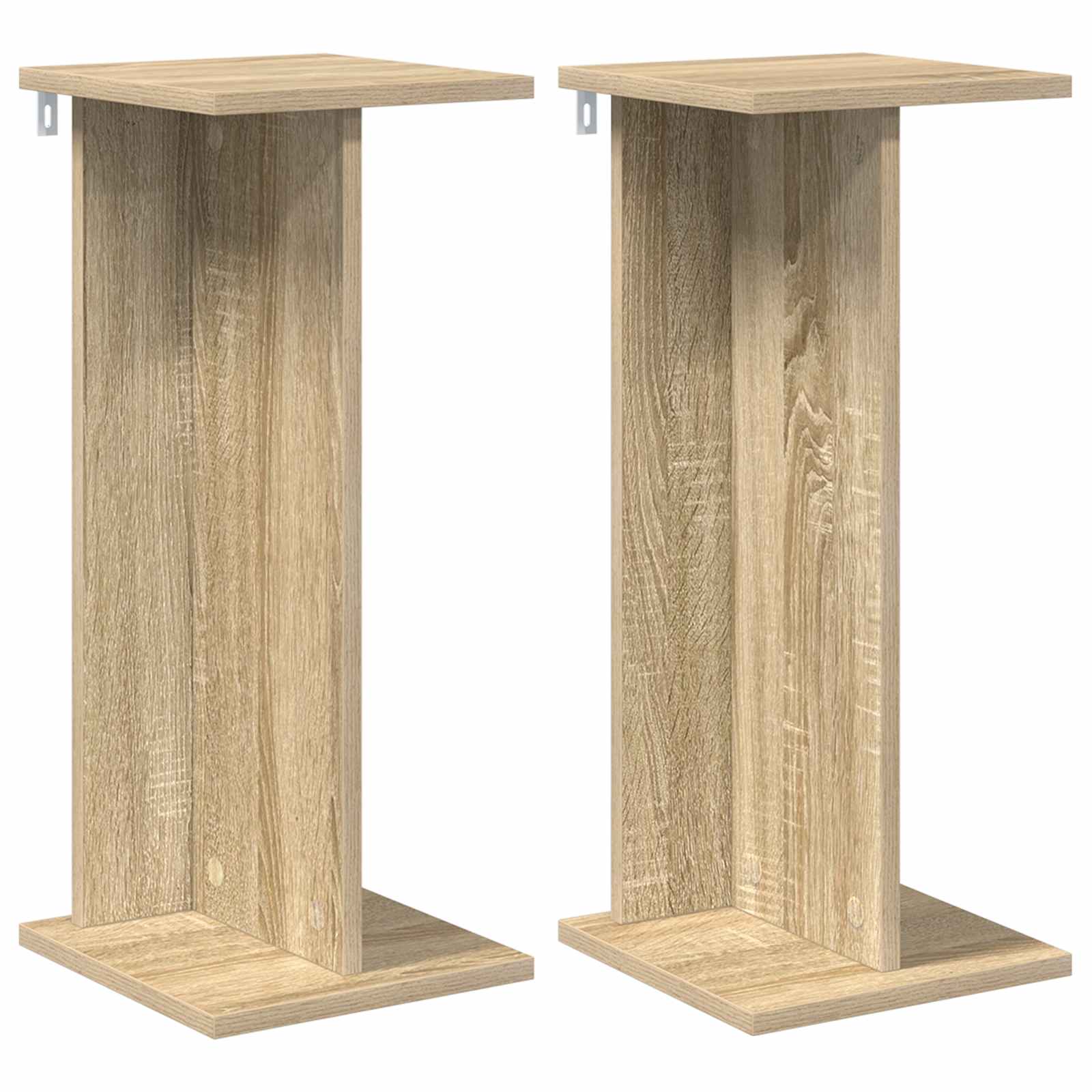 vidaXL Stojan na rostliny 2 ks Dub sonoma 25 x 25,5 x 60,5 cm