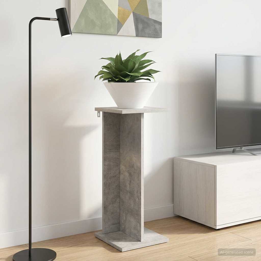 Plantenstandaard Beton Grijs 25 x 25,5 x 60,5 cm image 1