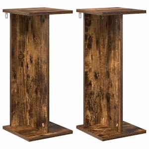 Stojan na rostliny 2 pcs Uzený Dub 25 x 25,5 x 60,5 cm - obrázek 2