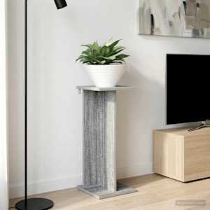 Stojalo za rastline 2 pcs Siva Sonoma 25 x 25,5 x 60,5 cm