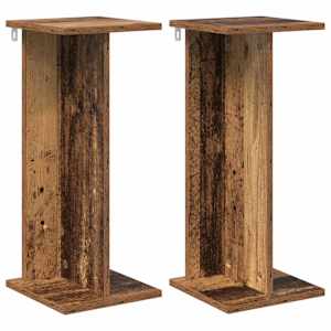 Stojan na rostliny 2 pcs Staré dřevo 25 x 25,5 x 60,5 cm - obrázek 2
