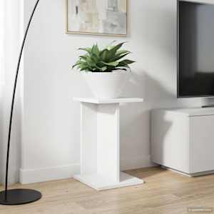 Stojalo za rastline 2 pcs Bela 25 x 25,5 x 40,5 cm