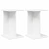 vidaXL Taimede alus 2 tk Valge 25 x 25,5 x 40,5 cm Tehispuit
