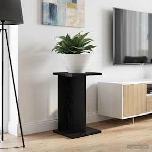 Stojalo za rastline 2 pcs Črni Hrast 25 x 25,5 x 40,5 cm