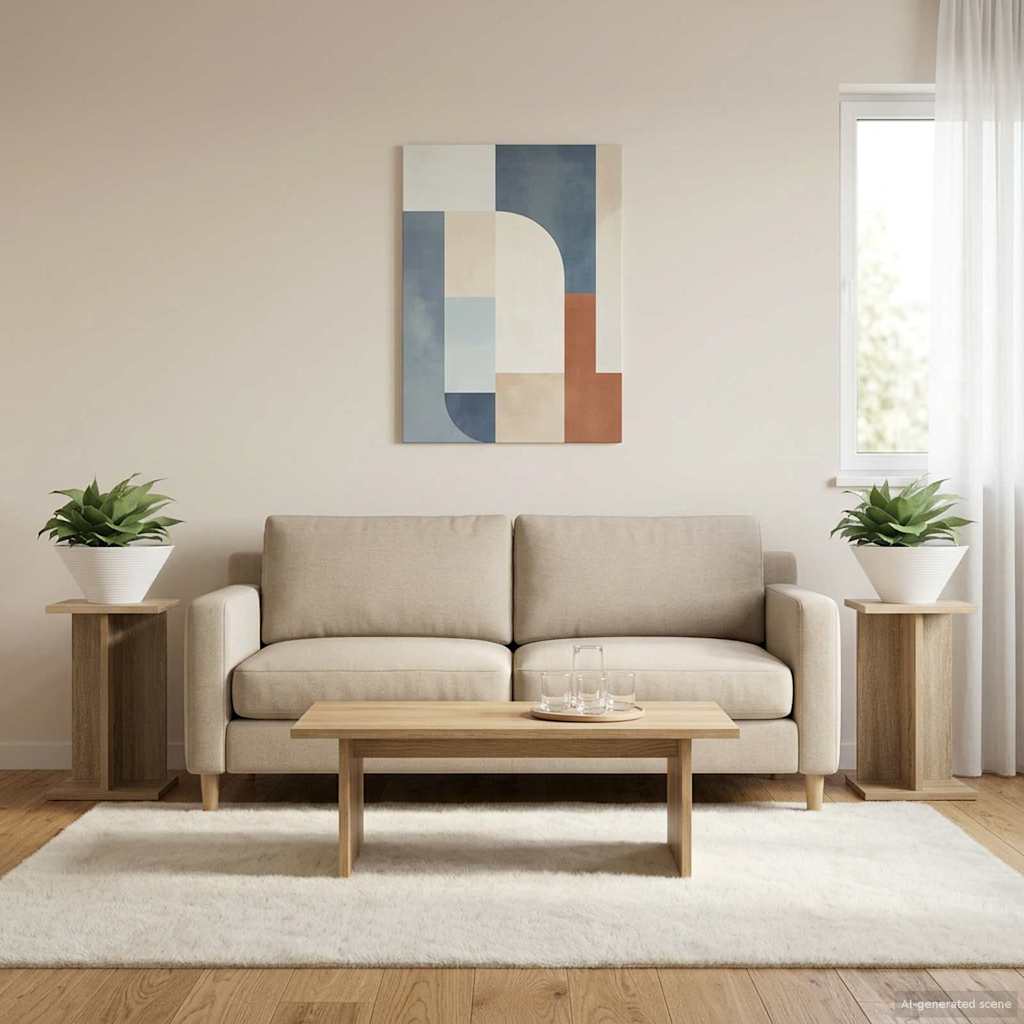 Stojan na rostliny 2 pcs Sonoma dub 25 x 25,5 x 40,5 cm - obrázek 4