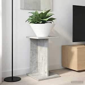 Stojalo za rastline 2 pcs Beton Siva 25 x 25,5 x 40,5 cm
