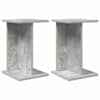 vidaXL Taimede alus 2 tk Betoonhall 25 x 25,5 x 40,5 cm Tehispuit