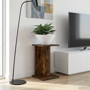 Stojalo za rastline 2 pcs Dimljeni Hrast 25 x 25,5 x 40,5 cm