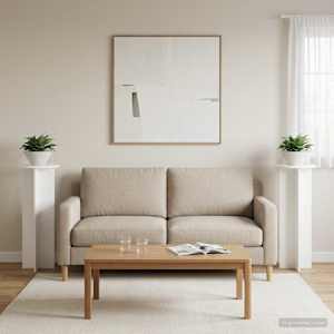 Stojalo za rastline 2 pcs Bela Ø40 x 100 cm Inženirski les