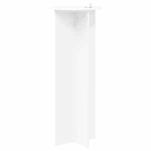 Stojan na rostliny 2 pcs Bílá Ø40 x 100 cm Kompozitní dřevo - obrázek 7