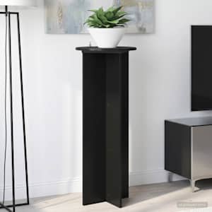 Stojalo za rastline 2 pcs Črna Ø40 x 100 cm Inženirski les