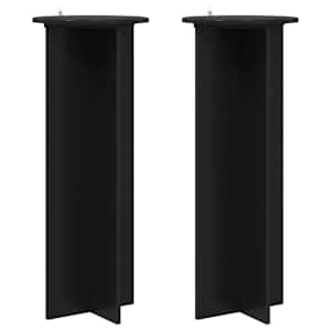 Stojalo za rastline 2 pcs Črna Ø40 x 100 cm Inženirski les