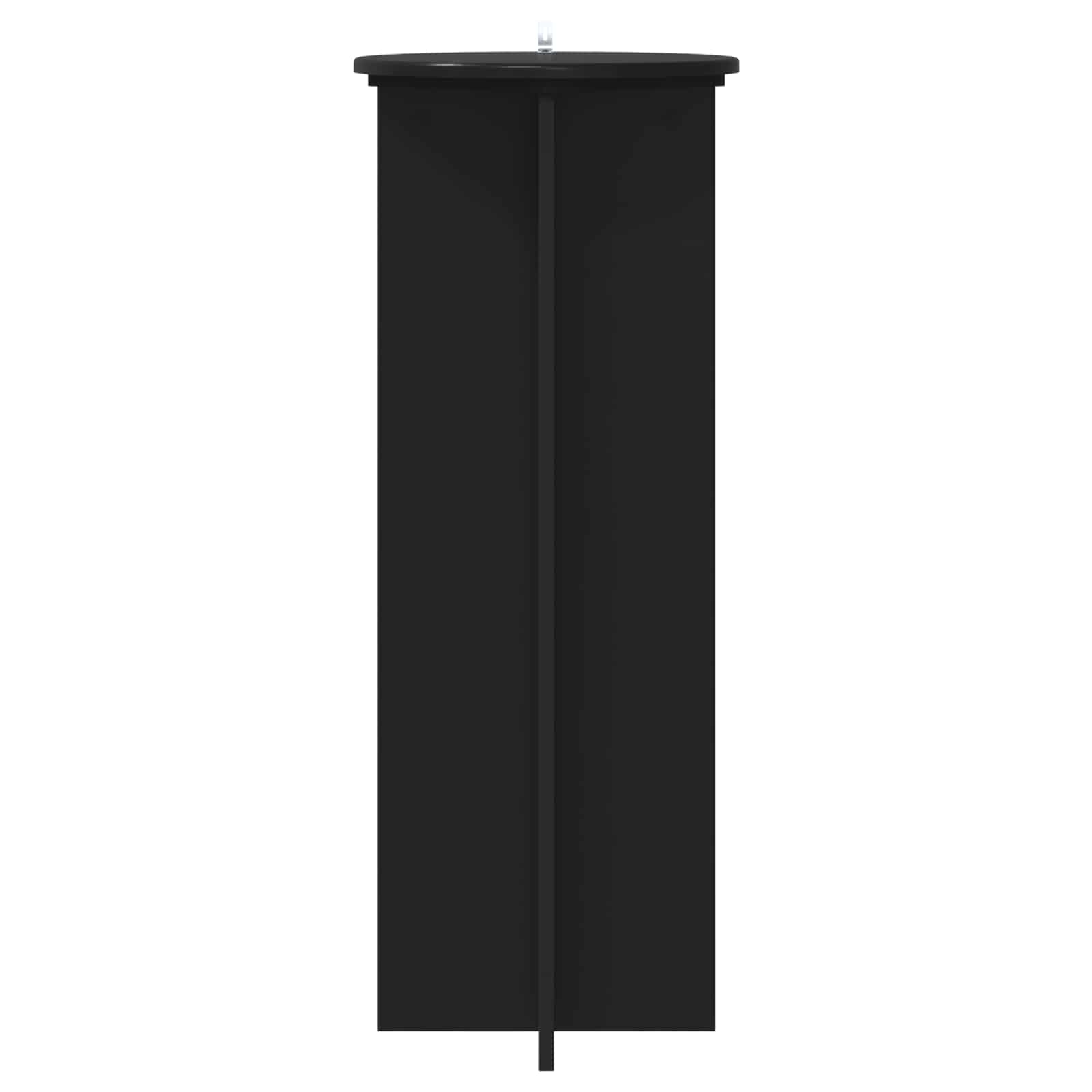 Plantenstandaard 2 pcs Zwart Ø40 x 100 cm Bewerkt hout image 4