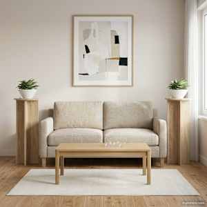 Stojalo za rastline 2 pcs Sonoma hrast Ø40 x 100 cm