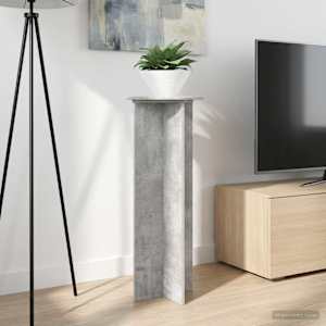 Stojalo za rastline 2 pcs Betonsko siva Ø40 x 100 cm