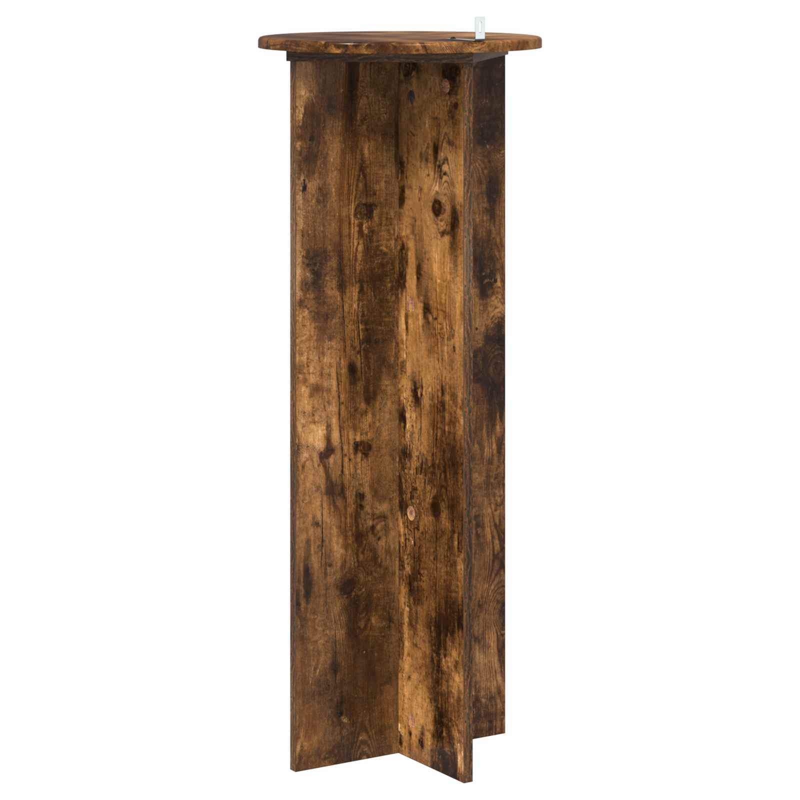 Plantenstandaard 2 pcs Gerookt eiken Ø40 x 100 cm Bewerkt hout image 7